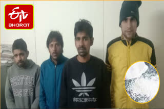 4 arrested with 77 grams of heroin from Dwarka district delhi