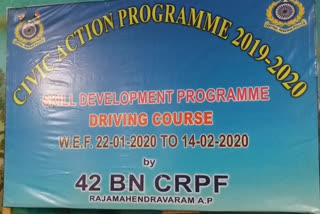 crpf driving training