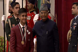 Pradhan Mantri Rashtriya Bal Puraskar , Yash Aradhya,  Bengaluru, Ram Nath Kovind