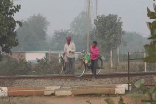 The railway administration in Umaria built a road on the farmer's land