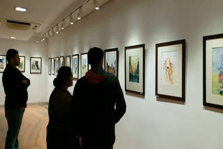 Watercolor painting exhibition