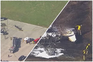 Crash of a small airplane at a Southern California airfield