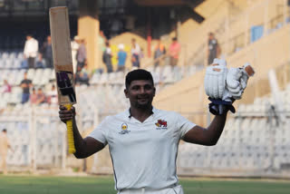 ranji-trophy-sarfaraz-becomes-1st-mumbai-batsman-to-smash-triple-ton-after-rohit