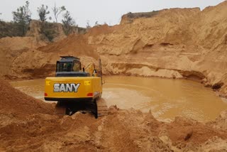 Collector raids action in sand mines