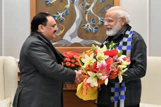 JP Nadda meets PM Modi,ಮೋದಿ ಭೇಟಿ ಮಾಡಿದ ಜೆ.ಪಿ.ನಡ್ಡಾ