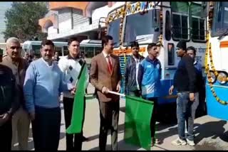 two buses start in faridabad under kilometer scheme