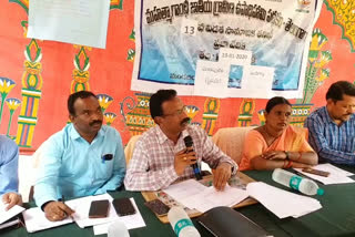 A public forum on employment guarantee works at jangaon district