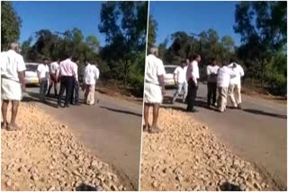 ಪರಿಶೀಲನೆಗೆ ಹೊರಟ ಇಒ ಮೇಲೆ ಹಲ್ಲೆಗೆ ಯತ್ನ ಆರೋಪ , Attempts to attack EO  chikmagaluru