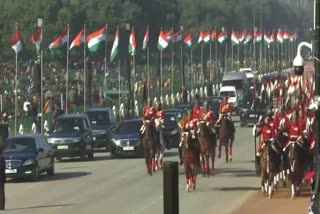 Full dress rehearsal on 23 January at Rajpath