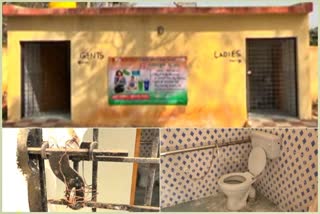 Unused new toilets in mandya