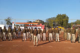 On 26 January, Satna police started preparations at the ground