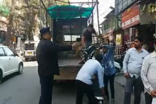 action on vehicles parked in No Parking Zone