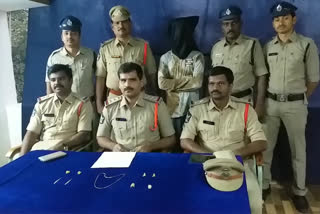 inter state thief was arrested in jangaraddy police station in kadapa