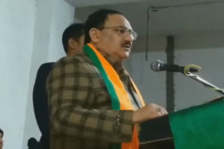 JP Nadda inaugurated the office of Kusum Khatri