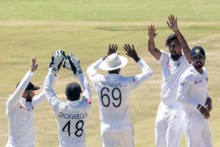 Srilanka defeats zimbabwe by ten wickets in first test