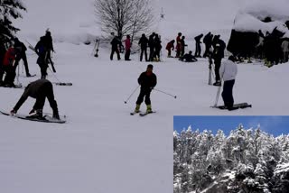 snowfall in manali