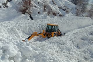 BRO engaged in road restoration work at kullu