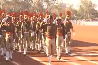 Soldiers did full dress rehearsal in Lal Parade ground bhopal