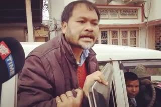 KMSS leader Akhil Gogoi at NIA court