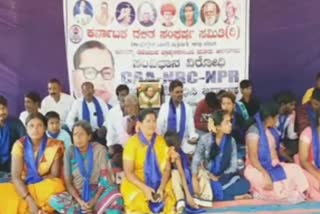 Dalit organization protests against CAA and NRC Act