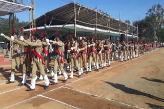 rehearsal of parade of Republic Day celebrations