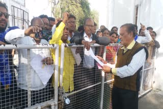 People of ST SC submitted memorandum to Chief Minister