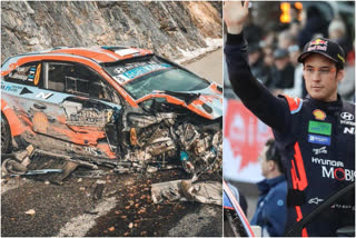 rally champion Ott Tanak's spectacular crash