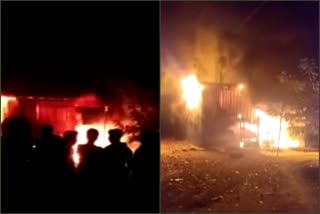 Fire accident in vijaypur