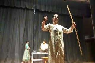 womens Ready to perform Yakshagana