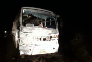 Tanker-bus collision