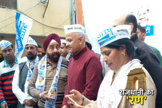 manish sisodia asked public to vote for prahlad singh sahni