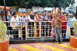 Inauguration of shopping complex at Mardapal Chowk kondagaon