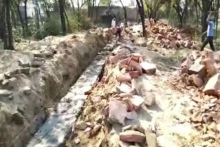 Cemetery Boundary wall Construction in nuh