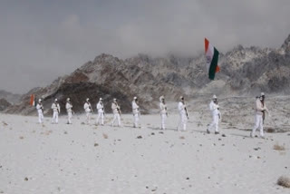 ITBP personnel celebrate Republic Day