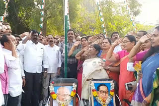 minister puvvada flag hosting