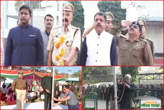 Mayor, Collector and Railway Officer hoisted flag in Bhopal