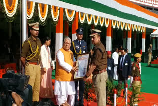 18 policemen honored in jaipur, गणतंत्र दिवस जयपुर न्यूज