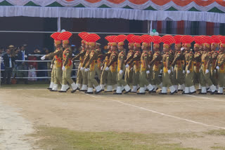 71 Republic day at Khanapara veterinary college field