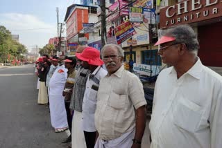 human chain in kerala