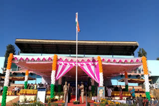 A grand republic ceremony in Hassan district feild!