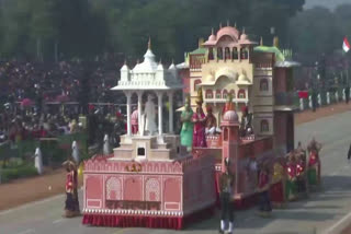 71वें गणतंत्र दिवस, 71st Republic Day, राजस्थान की झांकी