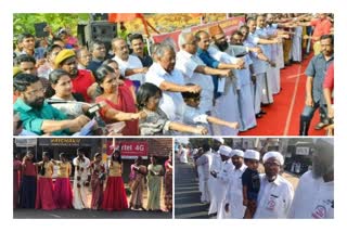 620-km human chain