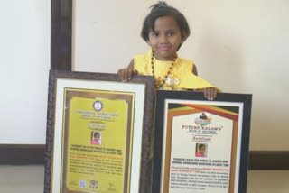 7 years old girl named Vaidhriti Nag Korishetter Got Doctarate From Universal Tamil Universit