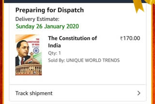 Congress sends copy of The Constitution to Narendra Modi with payment option as Pay on Delivery