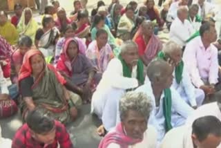 Karnataka state Raithasena protest for fulfilment of various demands