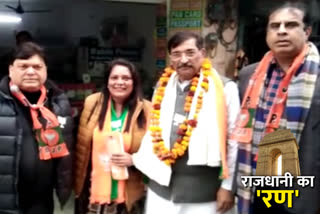 BJP candidate Ramesh khanna's padyatra