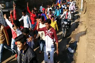 Students of Nehru College organized Constitution Gaurav Yatra