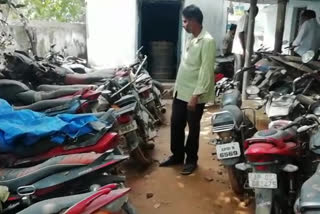 auction of seized bikes by excise police dept in visakha district