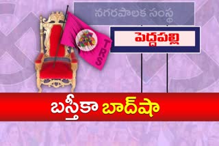 గులాబీమయమైన పెద్దపల్లి పురపాలికలు