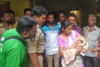 infant found at gunadhala brts road at vijayawada in krishna district